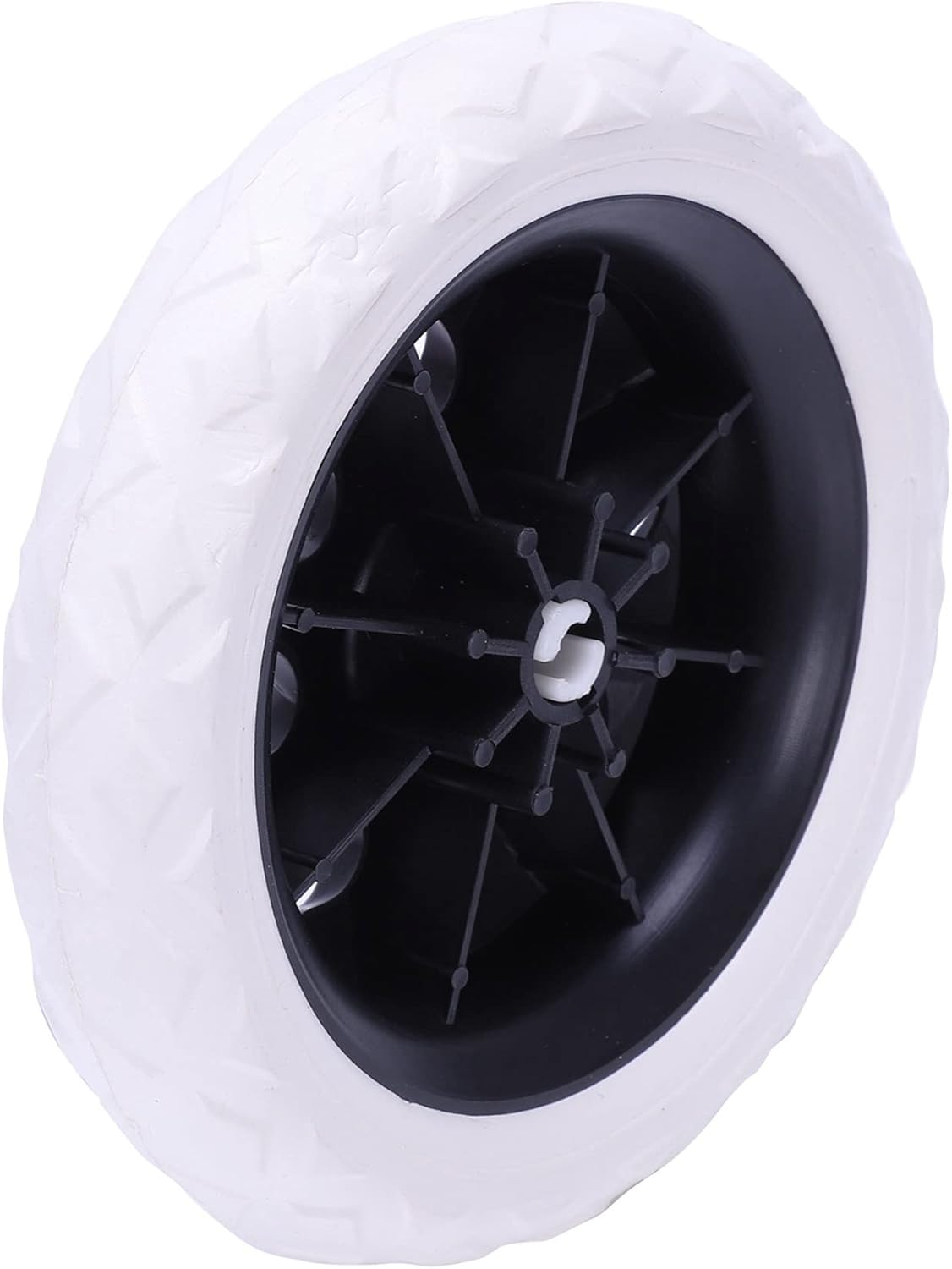 Mellisso 4 Pcs Hot Wheel Design Trolley Luggage Travelers Cartwheels 15.8 X 3.4 Cm - Black & White image number 3