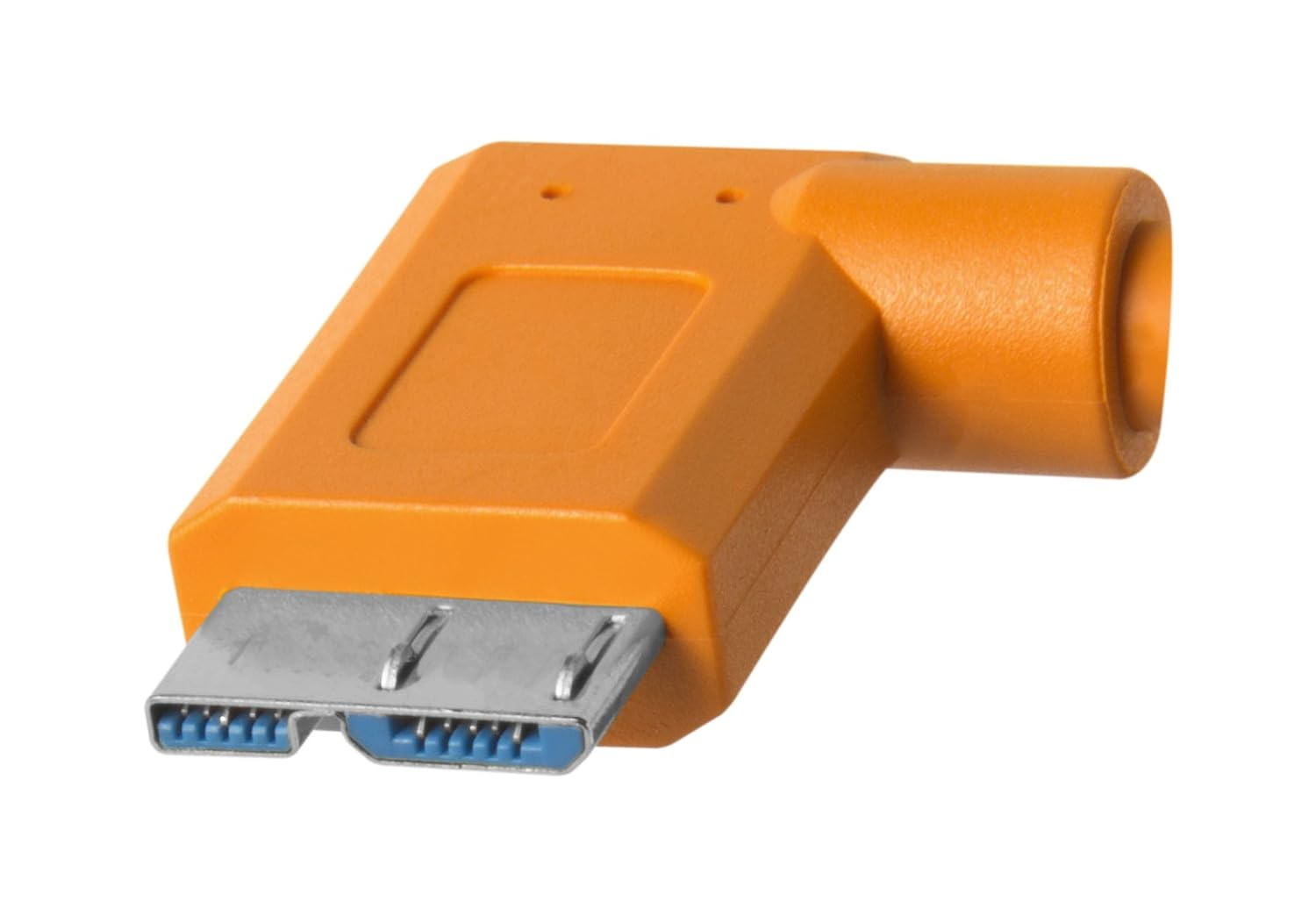 Tether Tools Tetherpro USB-C to USB 3.0 Micro-B Right Angle Cable | for Fast Transfer and Connection between Camera and Computer | High Visibility Orange | 15 Feet (4.6 M) image number 3