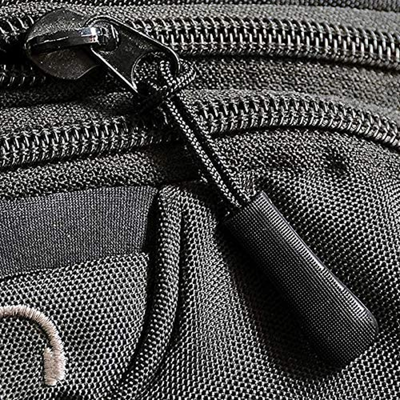 20 Pieces Zipper Pull Zipper Tags Cord Pulls Zipper Extension Zip Fixer (Black) image number 1