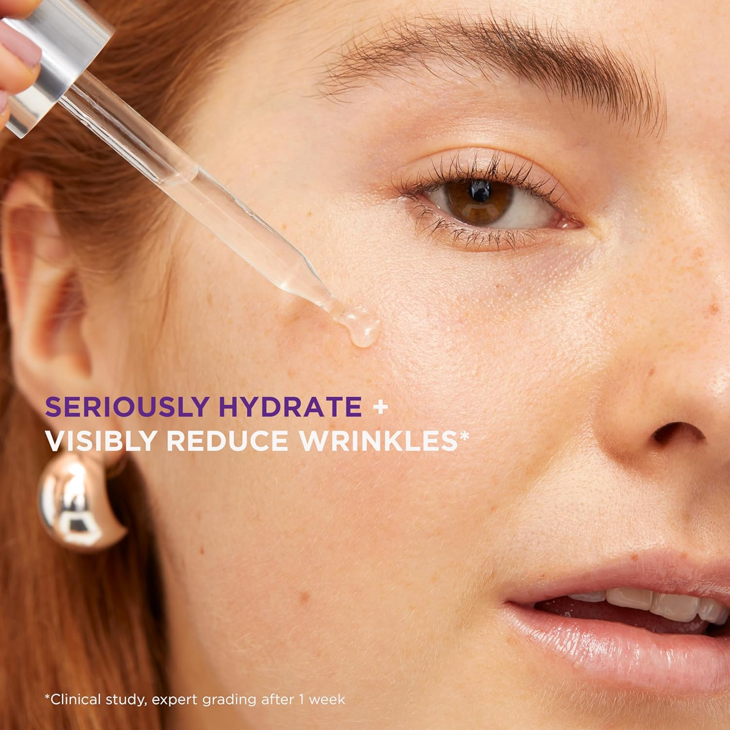 L'Oreal Paris Revitalift 1.5% Pure Hyaluronic Acid Face Serum, to Hydrate, Visibly Plump Skin, & Reduce Wrinkles, Fragrance Free 1 Oz image number 4