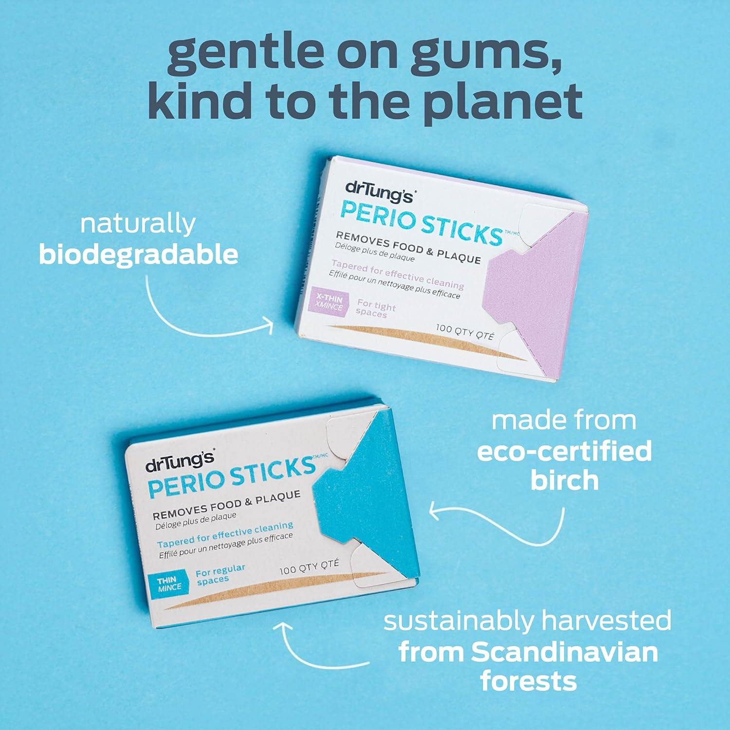 Dr. Tung'S - Perio Sticks Plaque Removers Thin - 80 Stick(S) image number 5