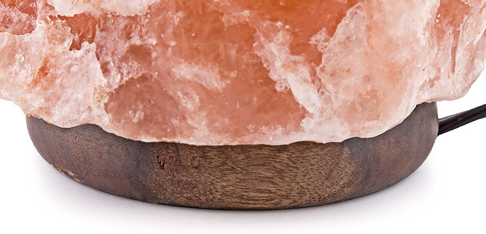 Needs&Gifts 2-3 KG Prime Quality 100% Original Himalayan Crystal Rock Salt Lamp Natural from Foothills of the Himalayas Beautifully Hand Craft Comes with Complete Electric Fitting Guaranteed image number 3