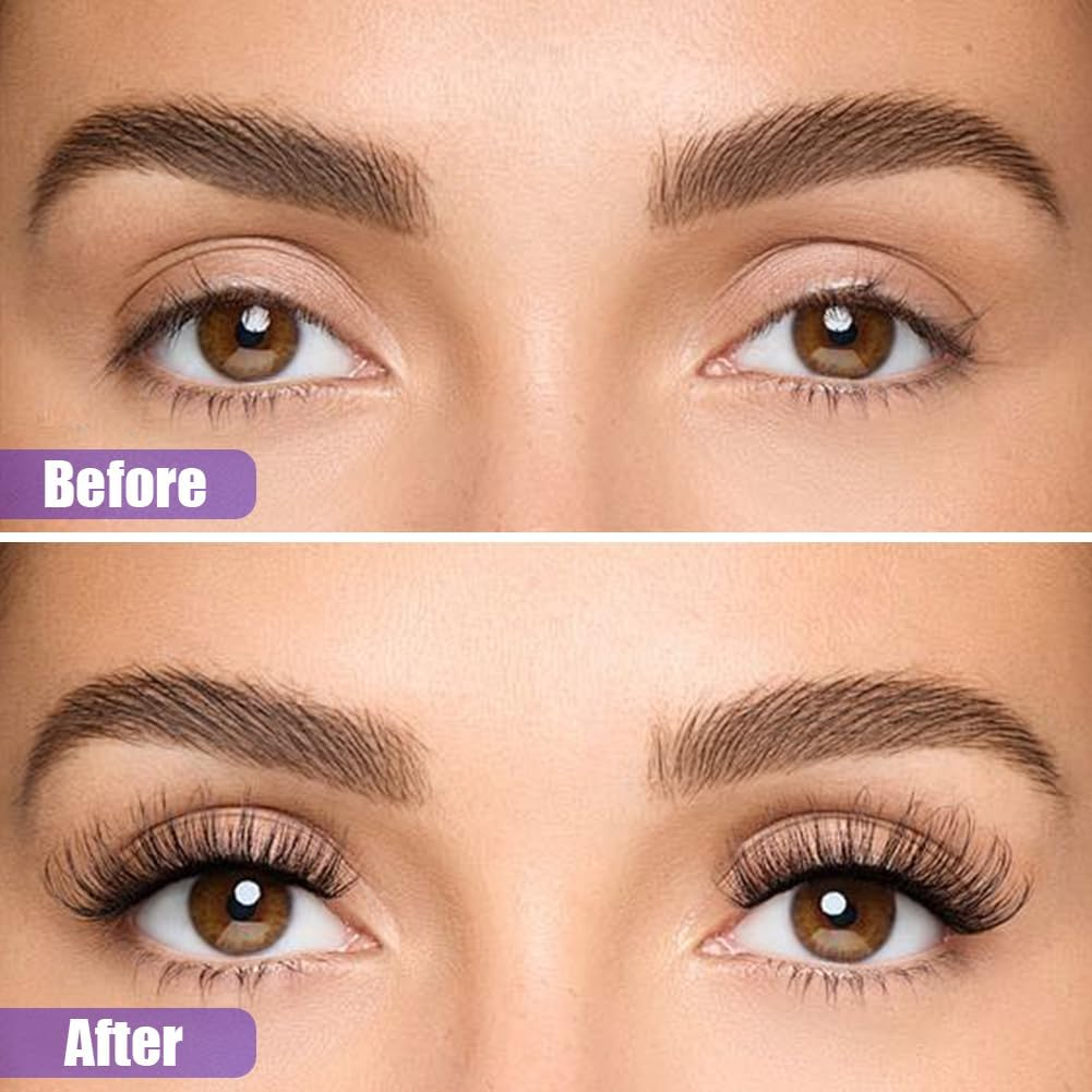 Reusable Magnetic Eyelashes Kit with Applicator - Magnetic Eyelashes Natural Look image number 3