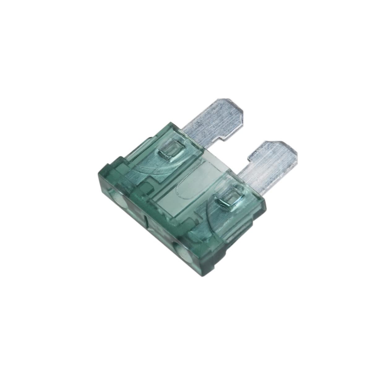 Mikinona 1A Car Fuses 10Pcs Auto Fuse Kit for Truck SUV Boat 32V Green Black Automotive Replacement Electrical