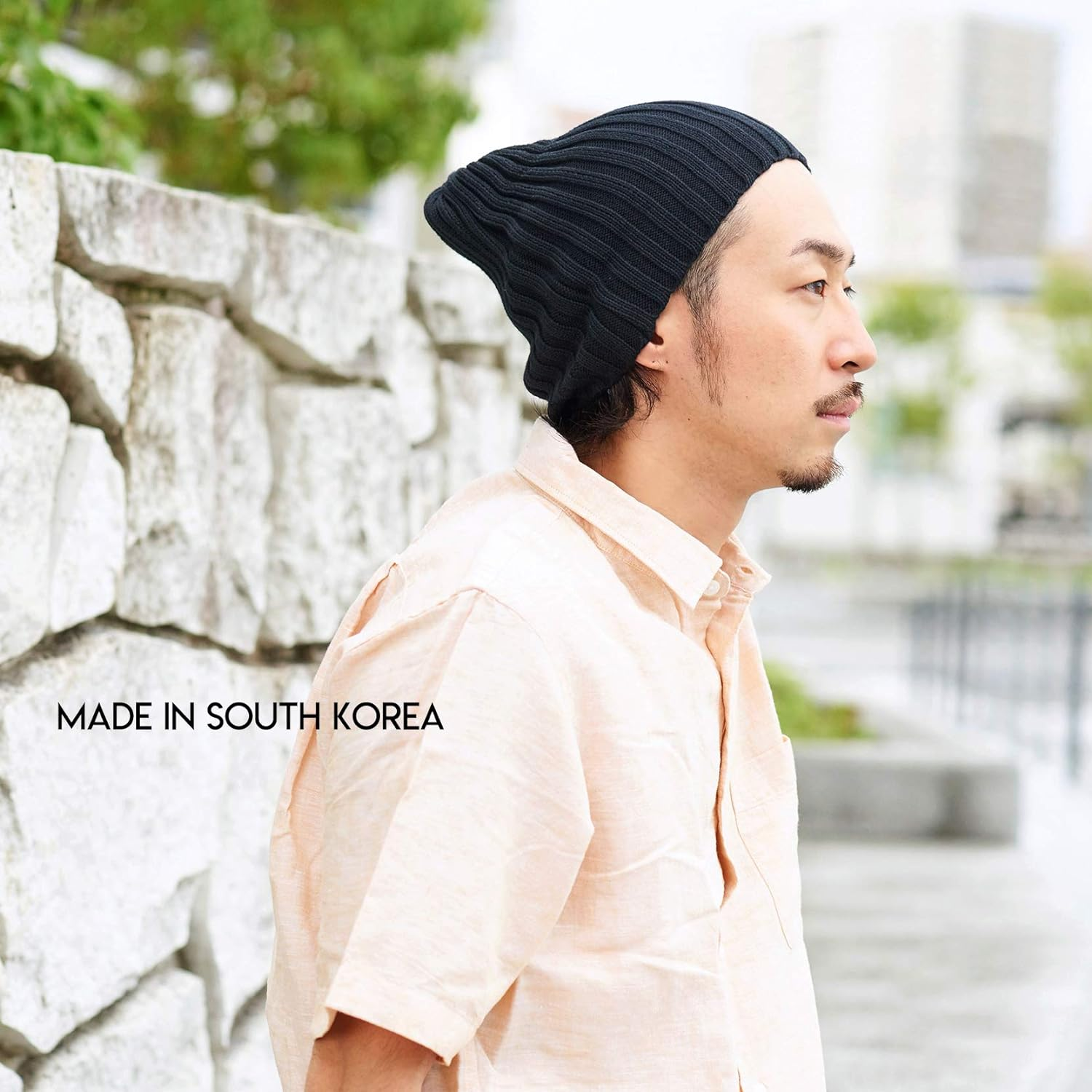 CHARM Mens Fisherman'S Beanie Hat - Cotton Slouch Cap Women Chemo Knit Winter