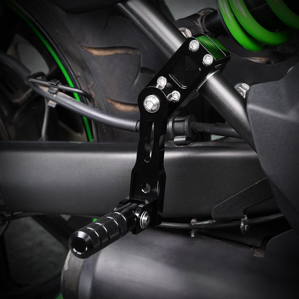 Xitomer Adjustable 22-28Mm Black Aluminum Passenger Footpegs for Vulcan 650 / S 2015-2024 Cruiser Motorcycle image number 2