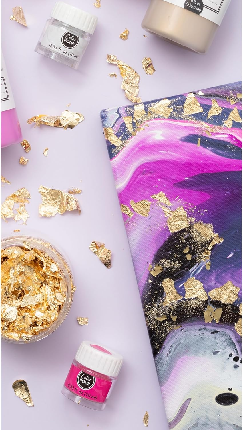 AMERICAN CRAFTS Color Pour Flakes Gold image number 1