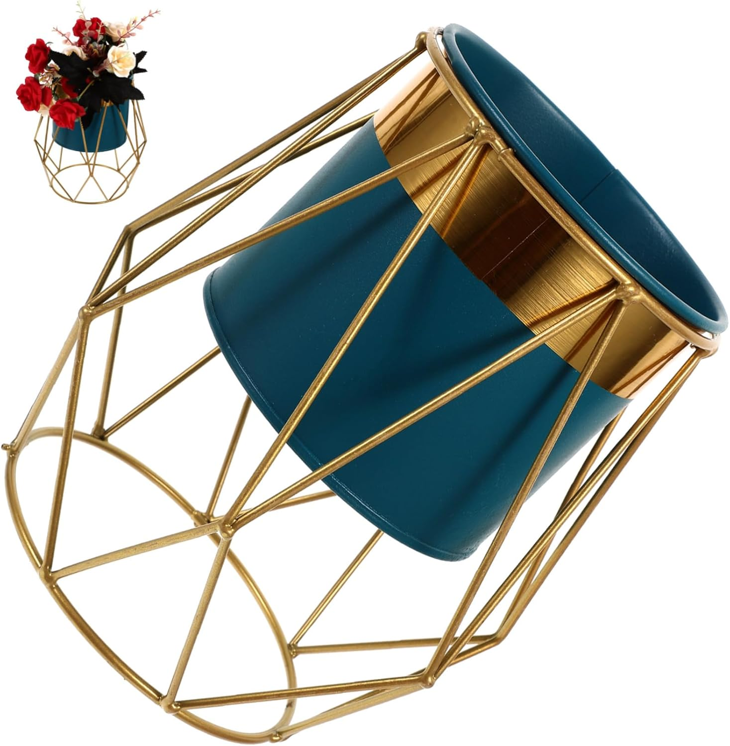 Nordic Flower Pot Stand Durable for Outdoor Use Enhance Your Garden Aesthetics Random Color