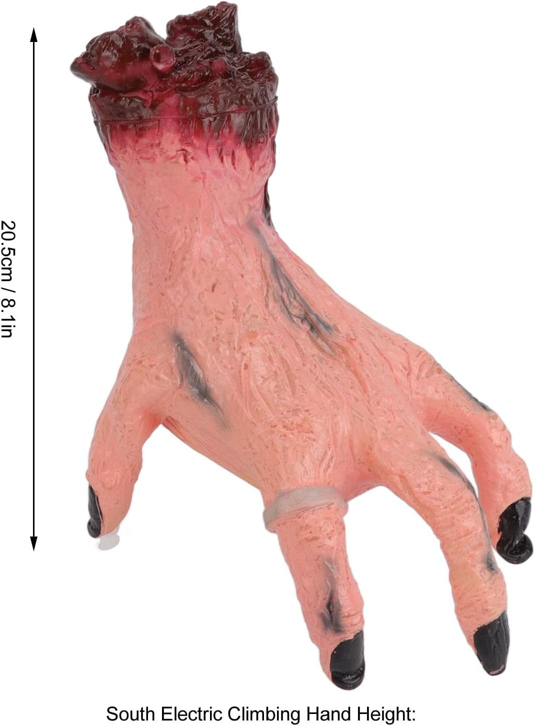Gugxiom Crawling Hand Halloween Battery Powered, Automatic Crawl Battery Powered Lifelike Scary Moving Hand, Halloween Decorations Festival Props, for Costume Party image number 2