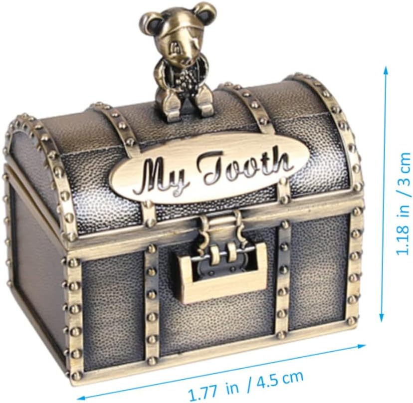 2Pcs Keepsake Box Fetal Hair Tooth Storage Boxes Safe for Boys and Girls for Birthdays