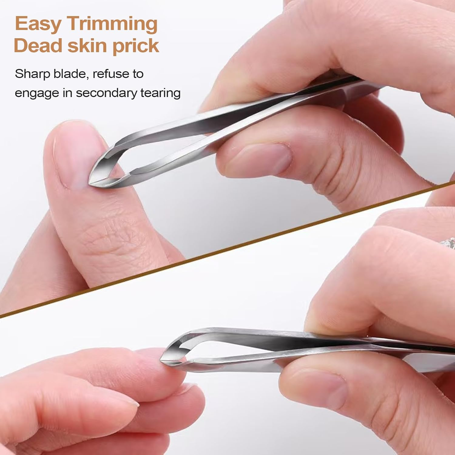 Yjkedfh Cuticle Cutter - Cuticle Scissors Trimmer Pliers | Precision Stainless Steel Pliers for Removing Cuticles and Dead Skin on Fingernails and Toenails for Manicure and Pedicure