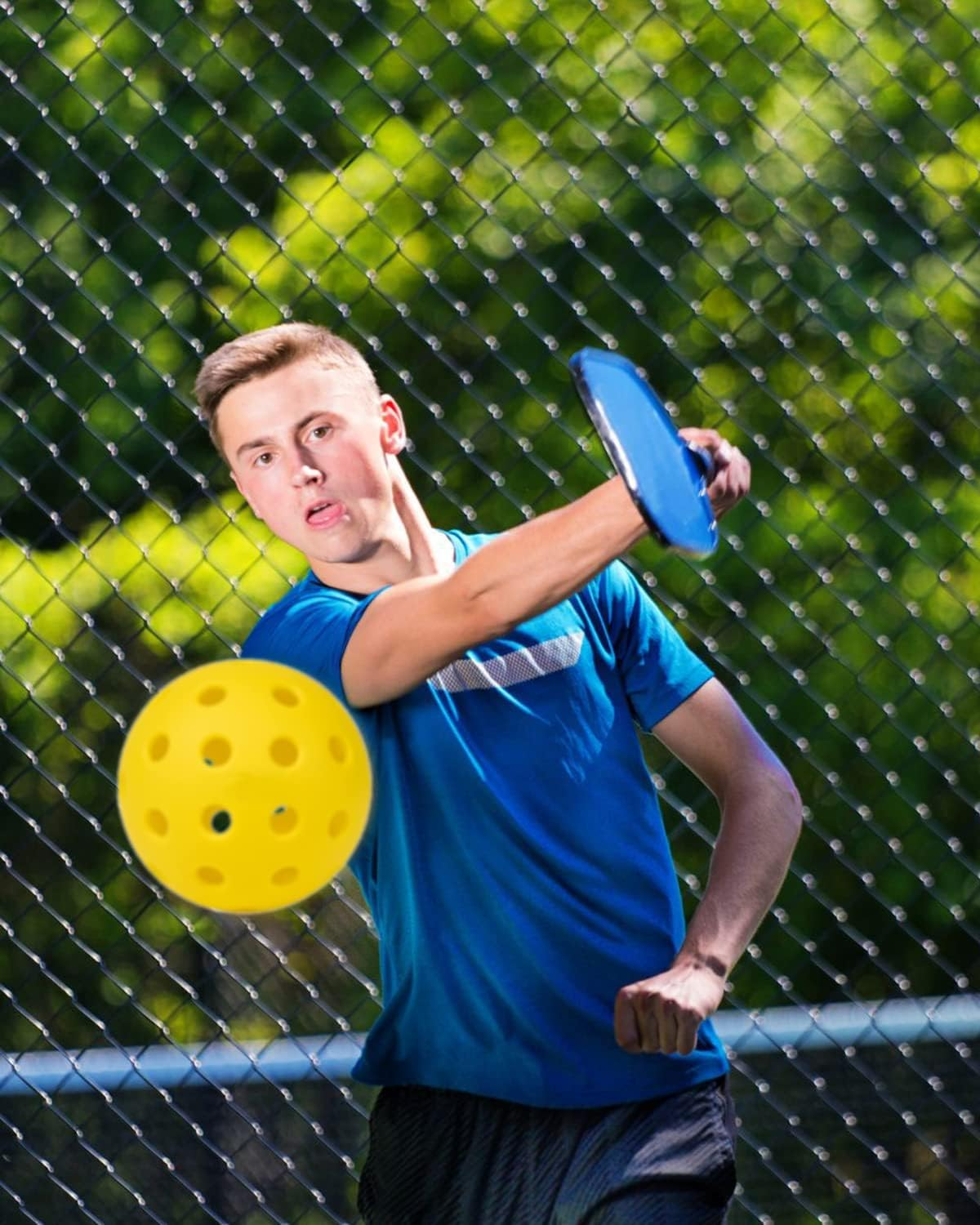 Emapoy Pickleballs Balls,Outdoor Pickleballs Balls, Sports Outdoor Pickleballs, Pickle Ball Outside, 4 Bulk Packs of Pickleballs image number 2
