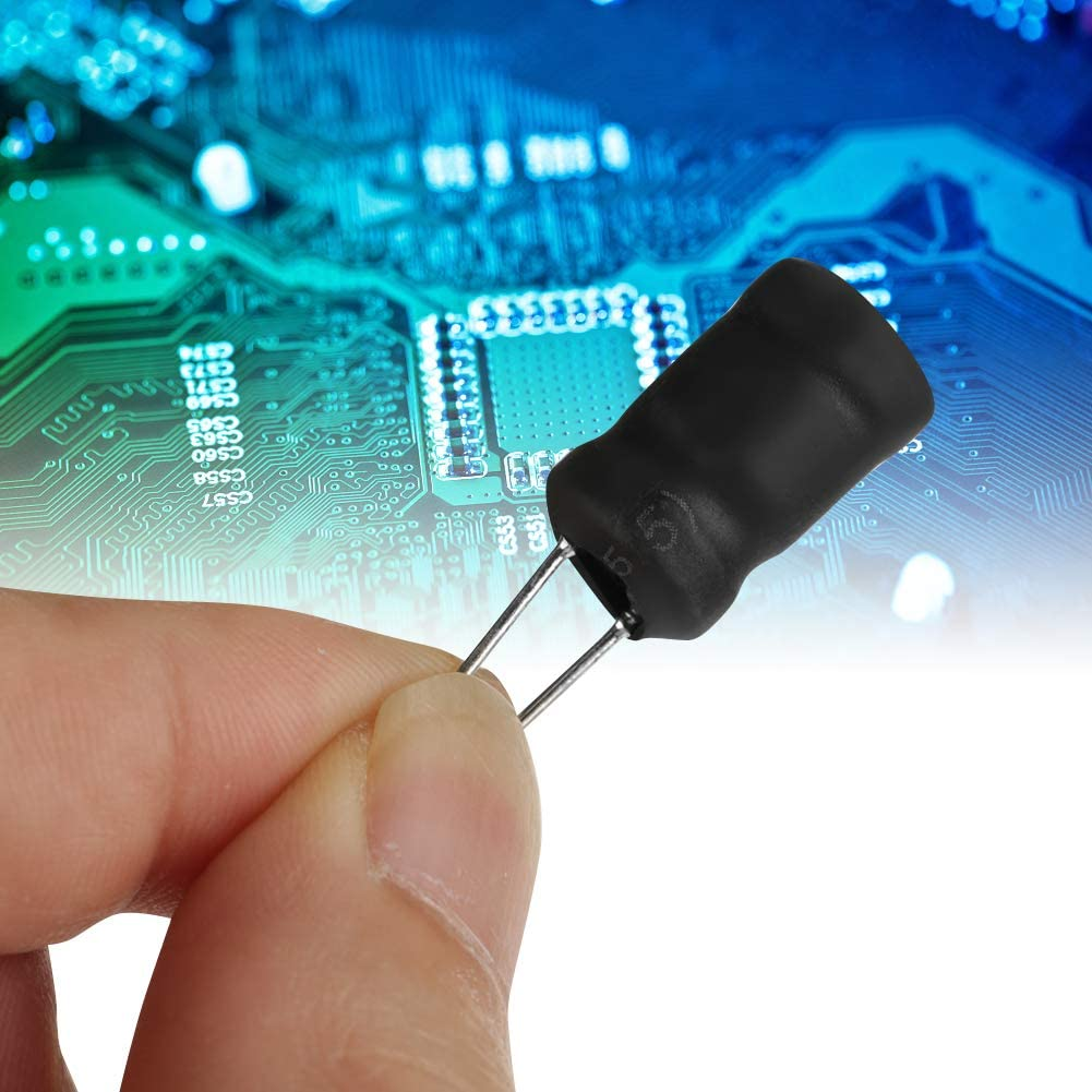 Inductors, 145Pcs 10Uh-10Mh 12 Portable Mini Values Choke Vertical Inductors Assorted Kit with Special Guide Pin Structure image number 4