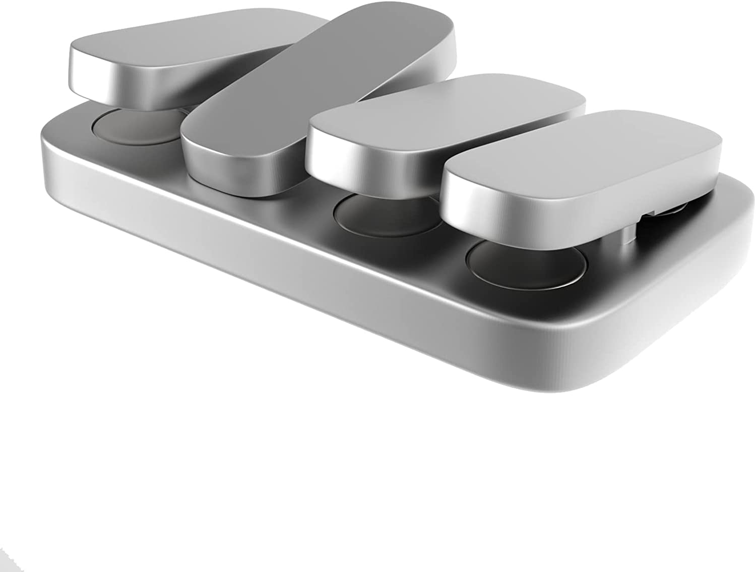 Haptic Fidget Slider Metal Fidget Toys for Adults, EDC Fidget Release Anxiety Tension Stress Magnetic Fidget image number 2