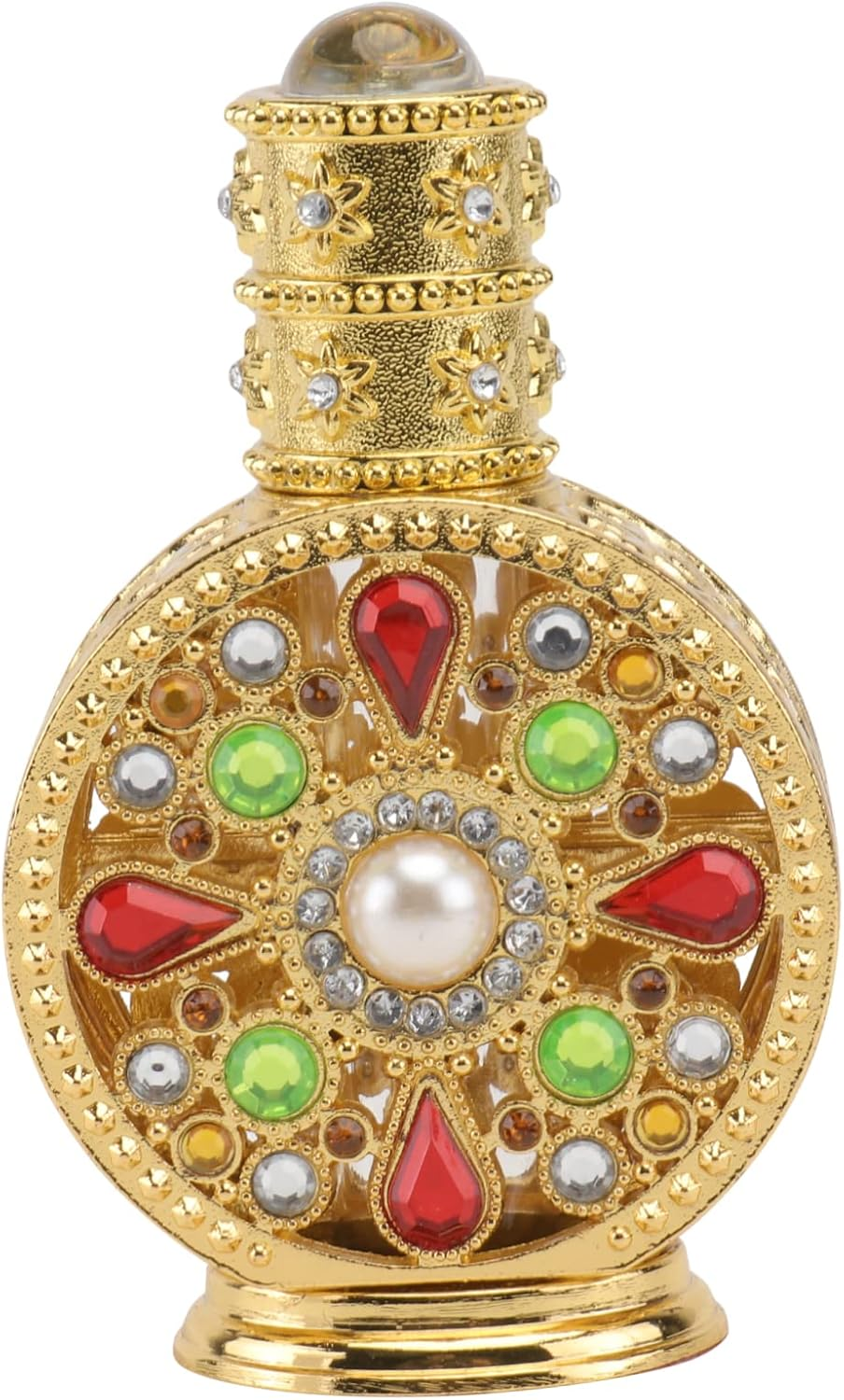 STOBAZA 2Pcs Glass Perfume Bottle Empty Storage Bottle for Essential Oils Inlaid Perfume Holder for Fragrance Decant image number 1