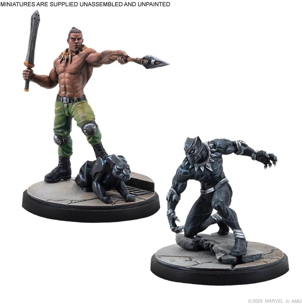 Asmodee North America Marvel Crisis Protocol Miniatures Wakanda Affiliation Game image number 2
