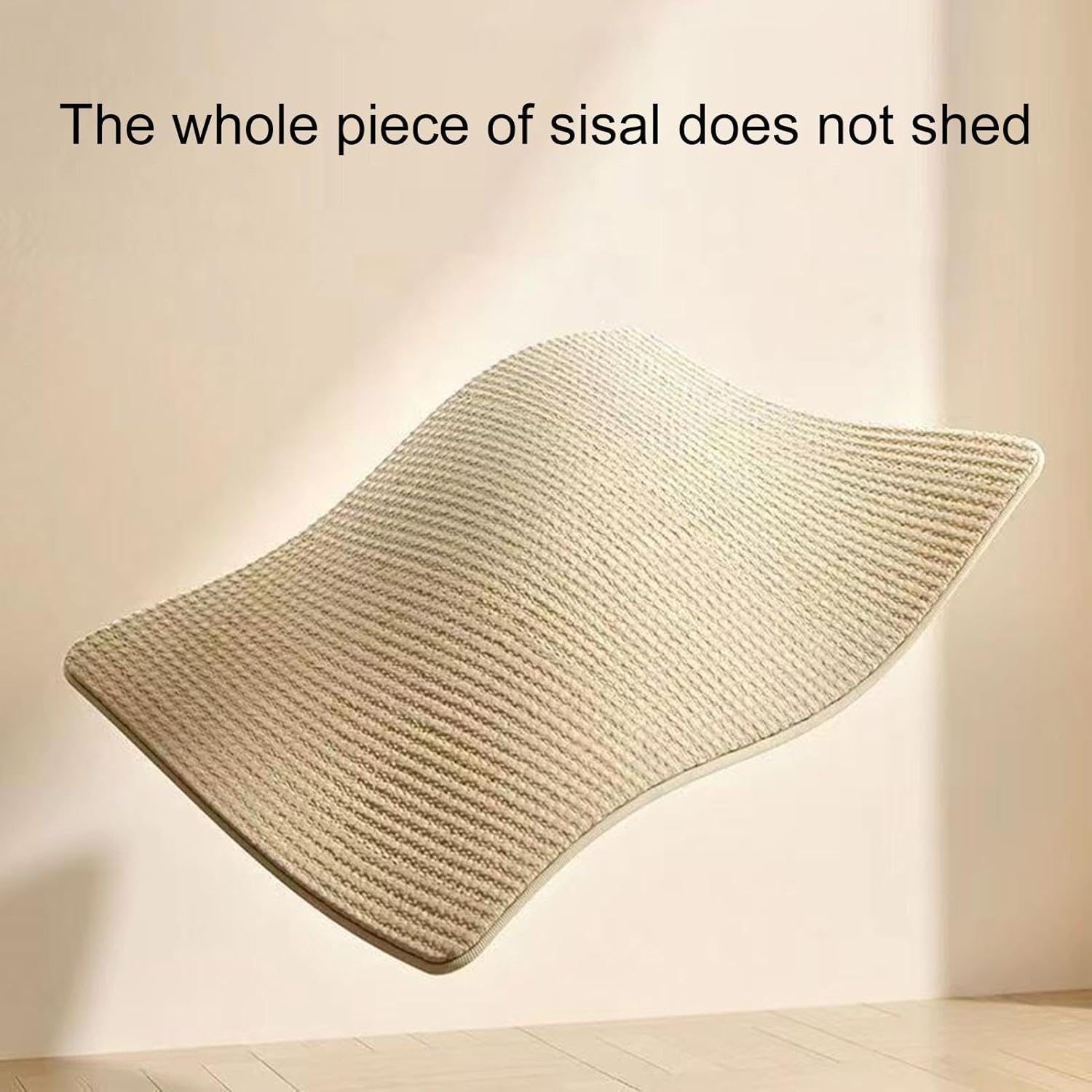 2 in 1 Sisal Bed and Board for Scratching | Sisal Cat Scratching Bed,Scratch Lounge Cat Bed,Reusable Sisal Cat Scratching Ramp for Pets of Small to Medium Size for Cat Kitten to Rest Or - Large image number 3