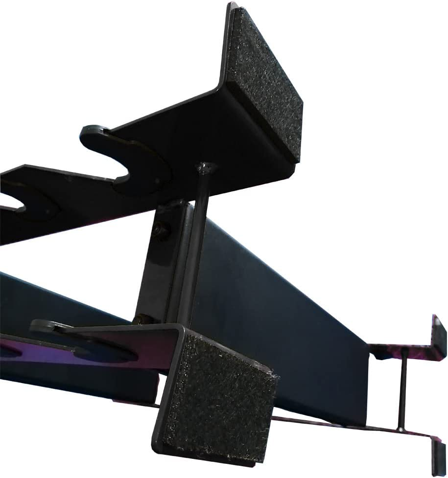 Compact Solid Metal Kettlebell Dumbbell Rack Storage Stand Home Gym Black 200KG image number 2