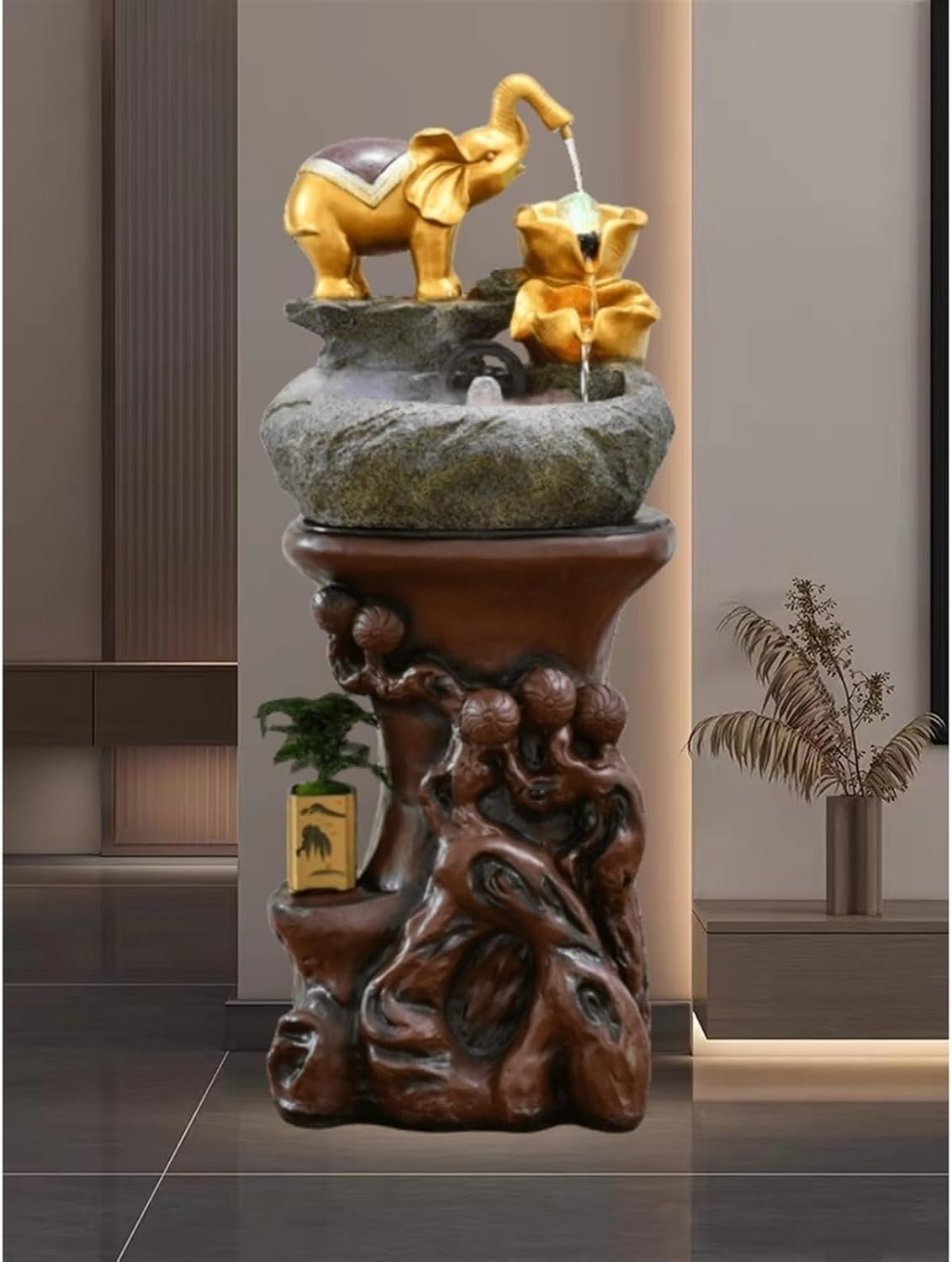 Outdoor Fountain Chinese Water Fountain Decoration, Living Room Courtyard Floor Circulating image number 4