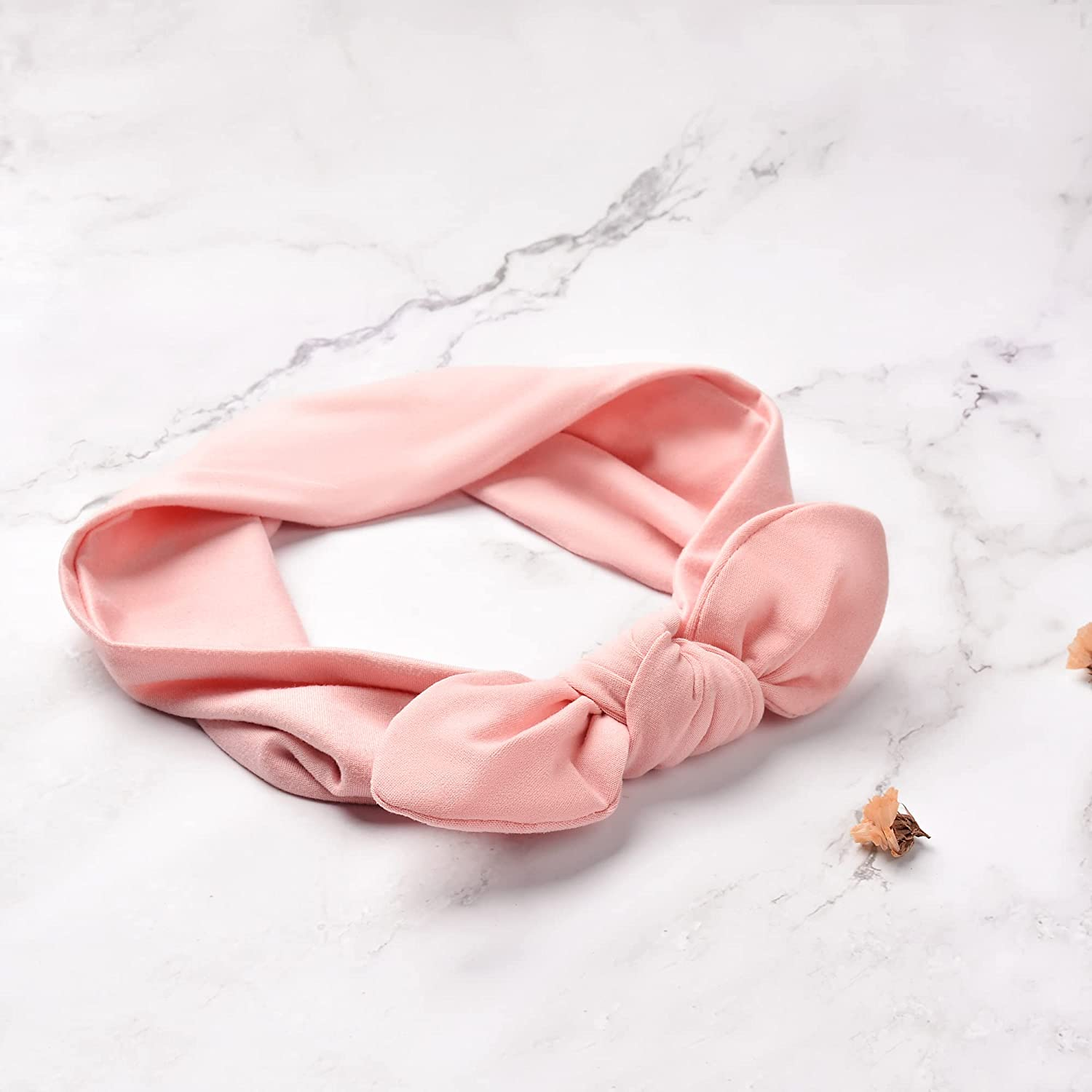 Jesries Headbands for Women Non Slip Hair Bands with Bows Rabbit Ears Workout Running Sport Sweat Elastic Hair Wrap for Girls Hair Accessories 12 Pack image number 2