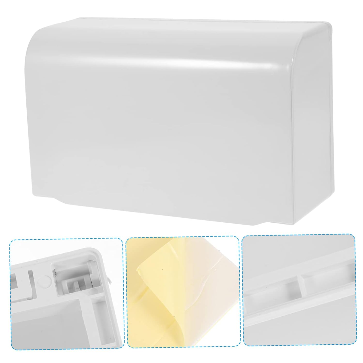 OSALADI 1Pc Socket Waterproof Cover Electric Plugs Outlets Electrical Panel Cover outside Tent Waterproof Tents Socket Sealer Outlet Cover White Toddler Garage Door Cover image number 4