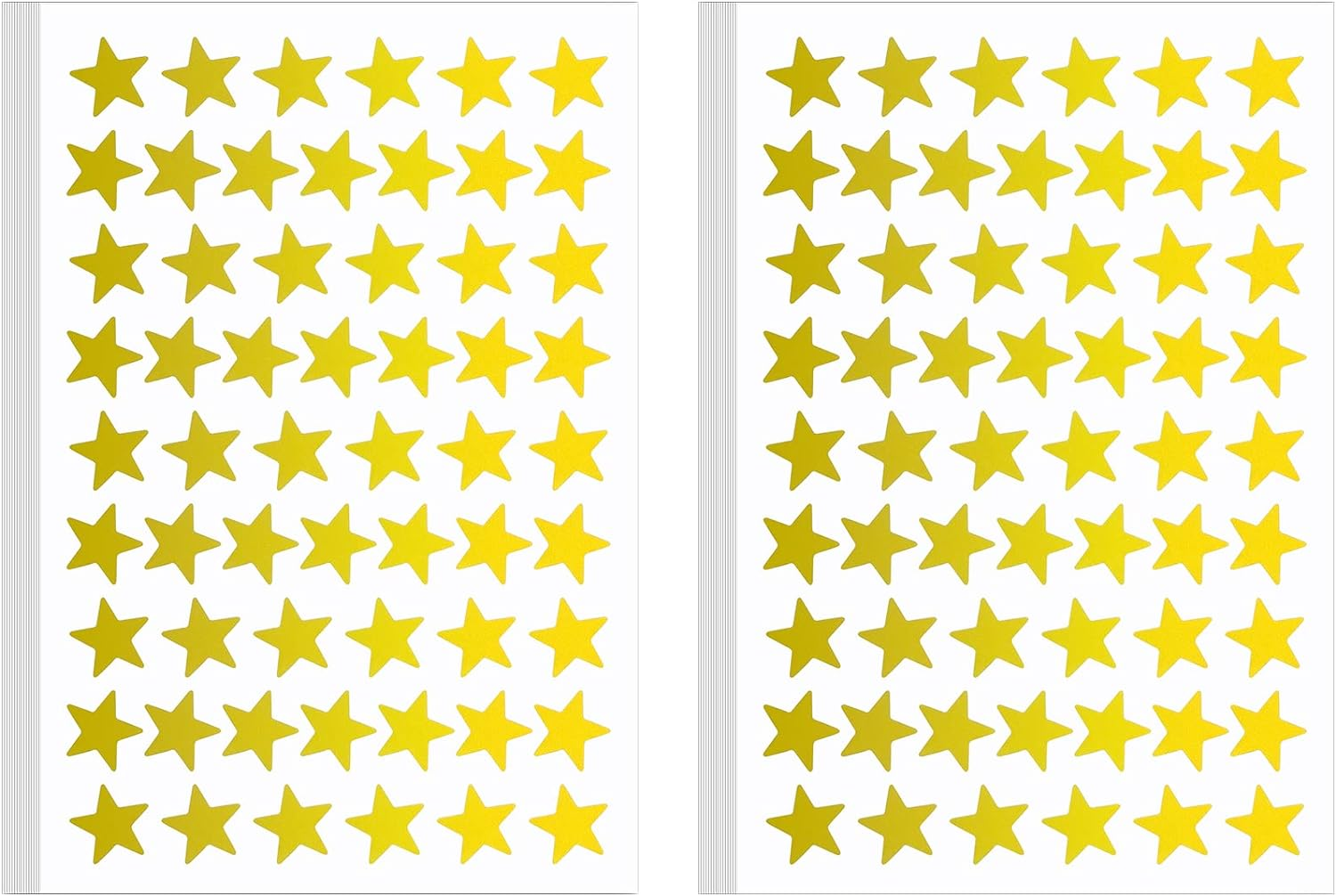 1080 PCS Gold Star Stickers, Small Star Stickers, 20 Sheets Foil Star Metallic Stickers, Star Sticker for Kids Reward, School Planner, Behavior Chart, Classroom Teacher Supplies, DIY, Home