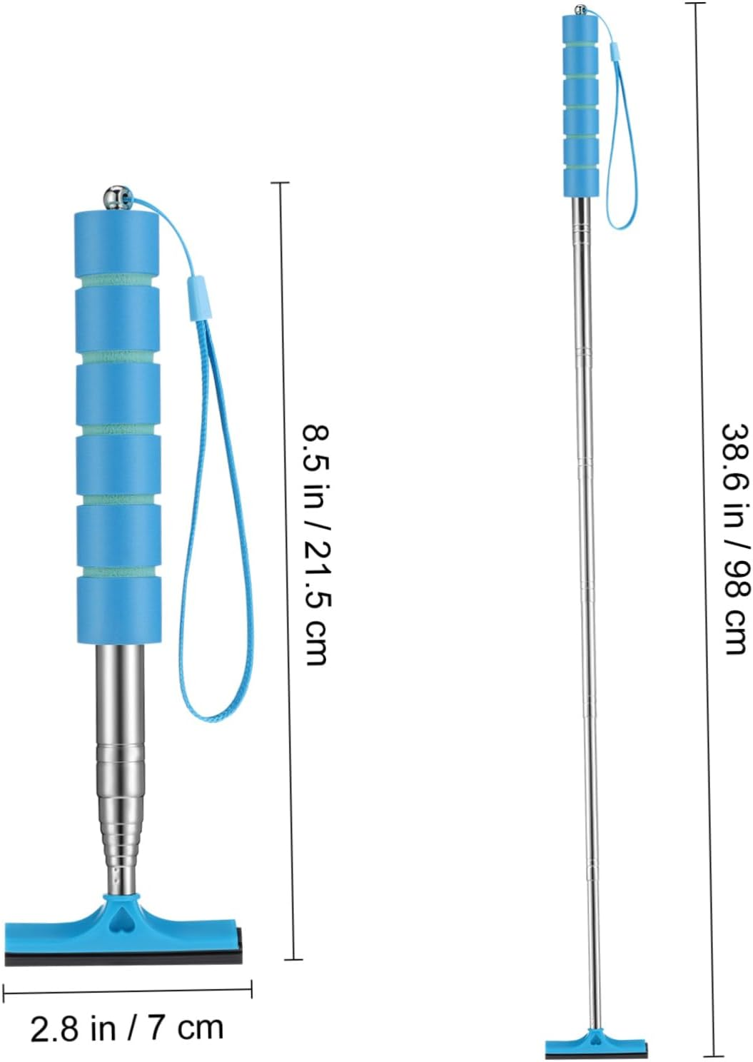 MAGICLULU Retractable Car Mirror Squeegee 4Pcs, Mini Water Wiper for Side View and Rearview Mirrors, Portable Window Scraper for Rainy and Foggy Weather Automotive Exterior Care image number 6