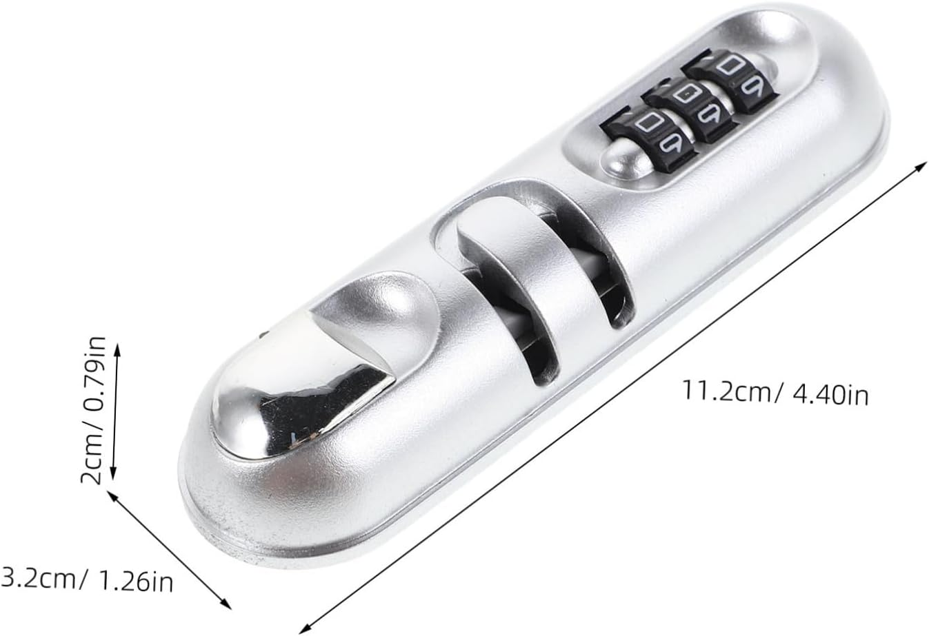 MOBUTOFU Portable Combination Luggage Lock Password Suitcase Padlock Travel Security Anti-Theft Lock for Backpacks -Resistant Material image number 6