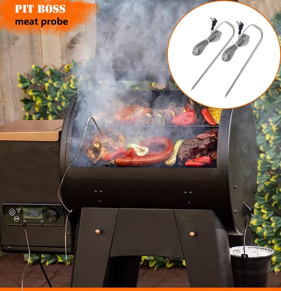 Replacement Meat Probe for Pellet Grills, Compatible with Pit Boss Pellet Grills and Smokers