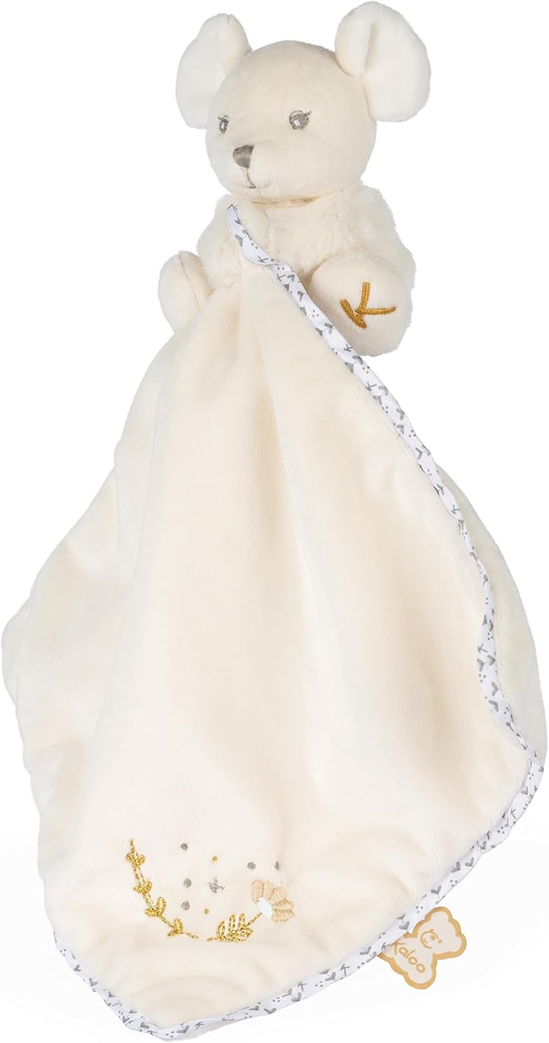 Kaloo K969957 Perle-Hug Comforter Mouse-Cream-20 Cm, Cream image number 2