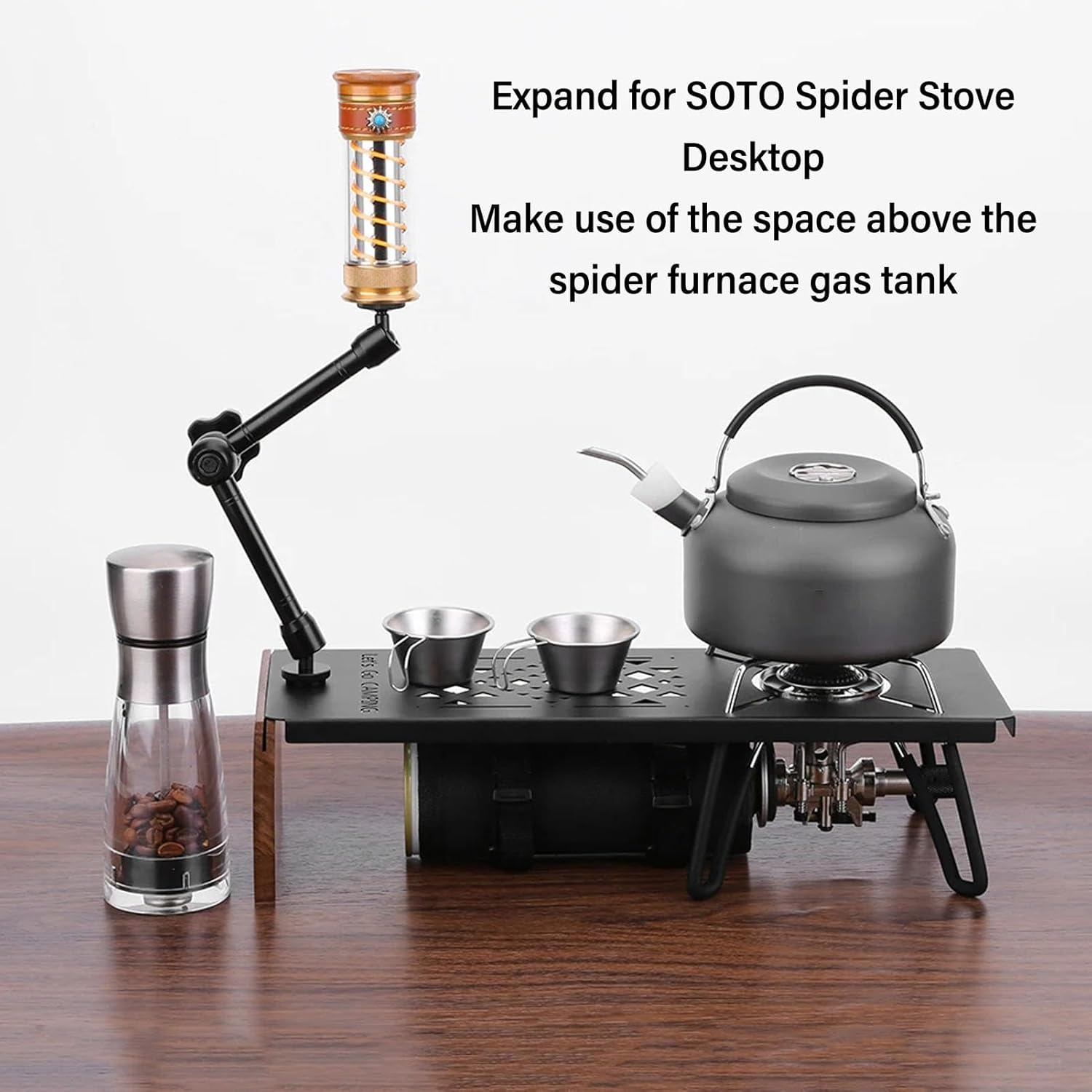 IGT Table Board, Camping Table Universal 1 Unit Plate, Detachable Iron IGT Top Plate with Detachable Support Panel, IGT Top Board Bridge for Outdoor, Camping, Picnic image number 1