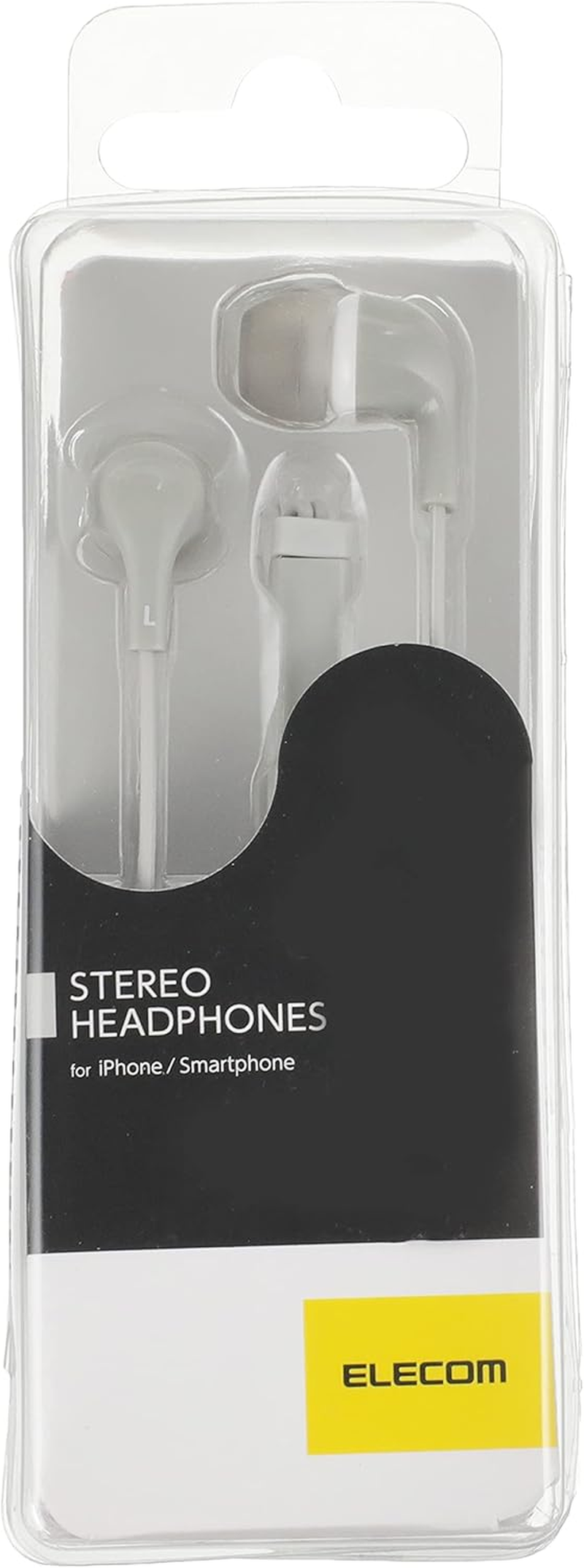 Elecom EHP-CN300MGY Stereo Headphone (With Microphone) Canal CN300 Gray image number 1