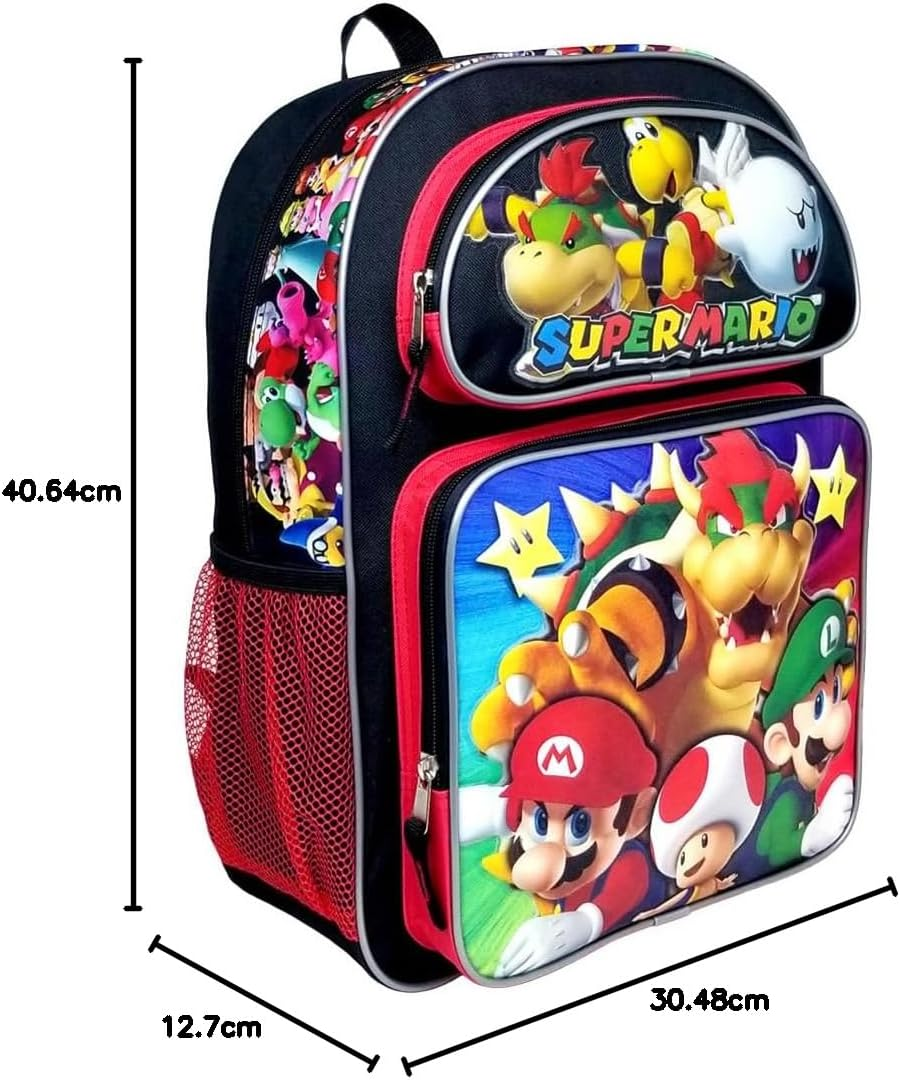 SUPER MARIO Bros Super Bowser Large Backpack #NN43718 image number 3