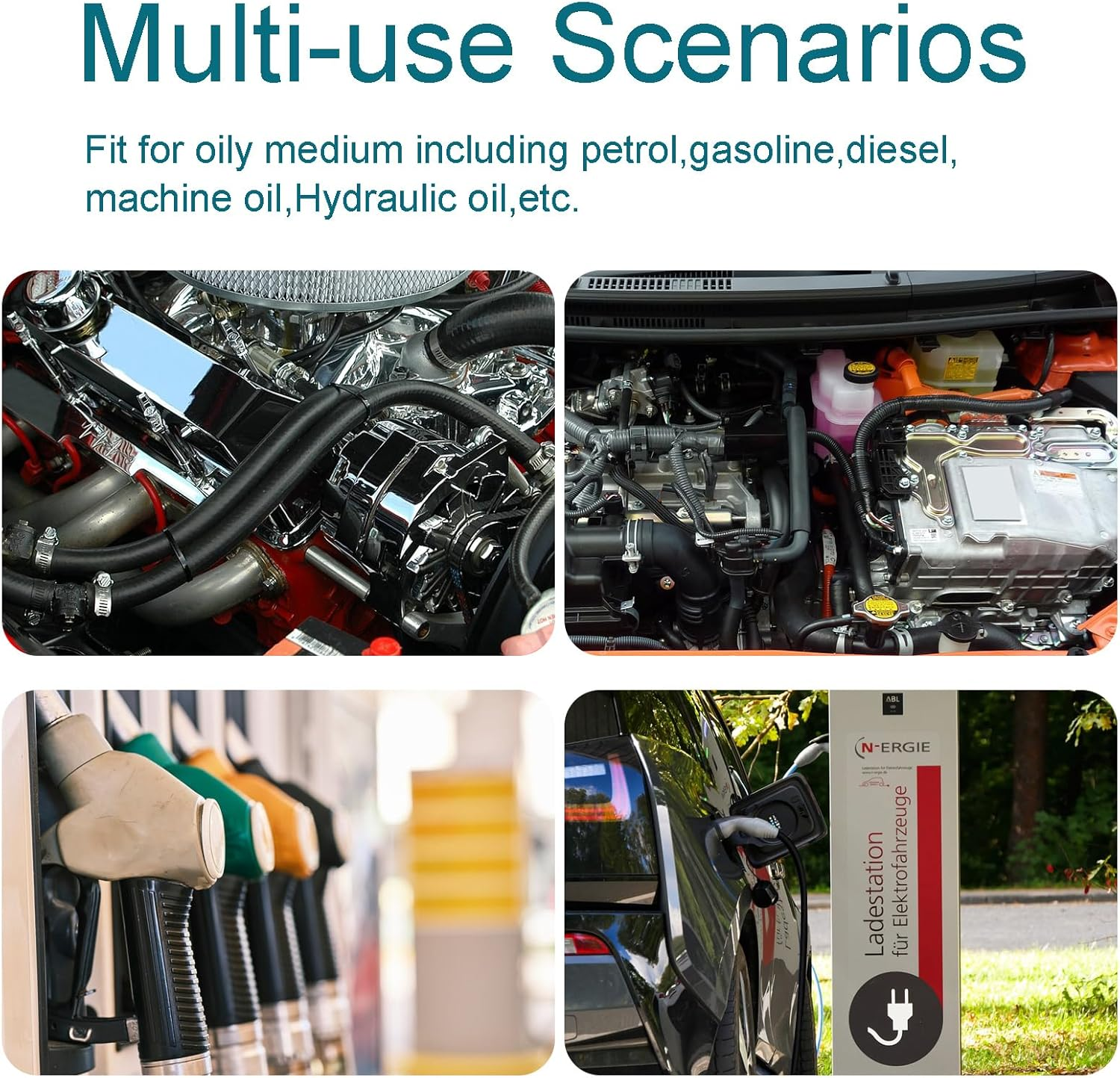 Fuel Line 5/16 Inch ID, Fuel Hose 10FT, J30R7 Fuel Line Hose NBR for Automotive Fuel Systems Engines. image number 3