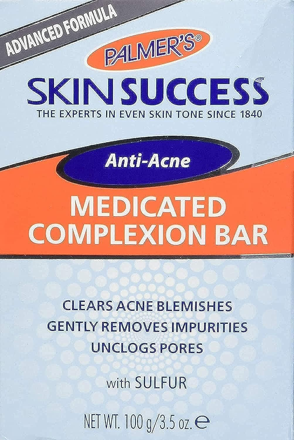 Skin Success Medicated Complexion Bar by Palmers for Unisex - 3.5 Oz Cleanser image number 3