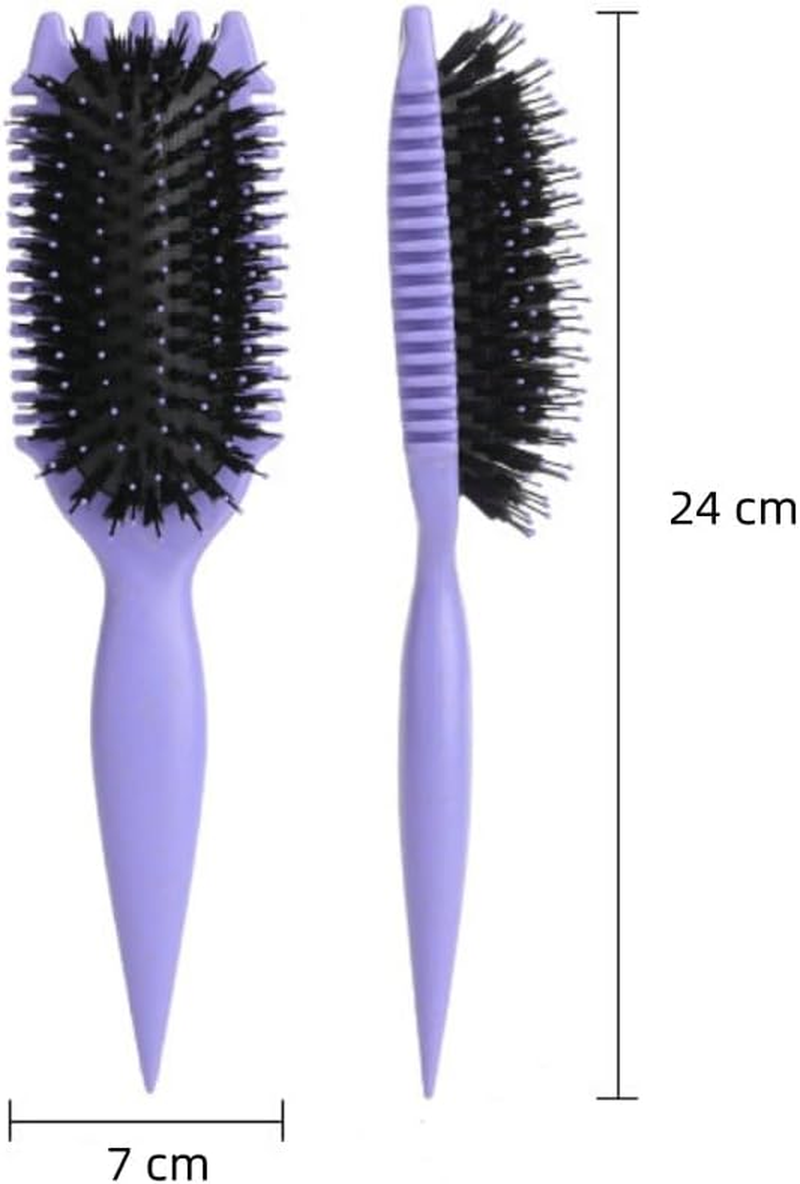 Norhogo Curl Definition Brush, Multifunction Curling Brush, Curl Head Brush for Combing, Reduce Pull And image number 5