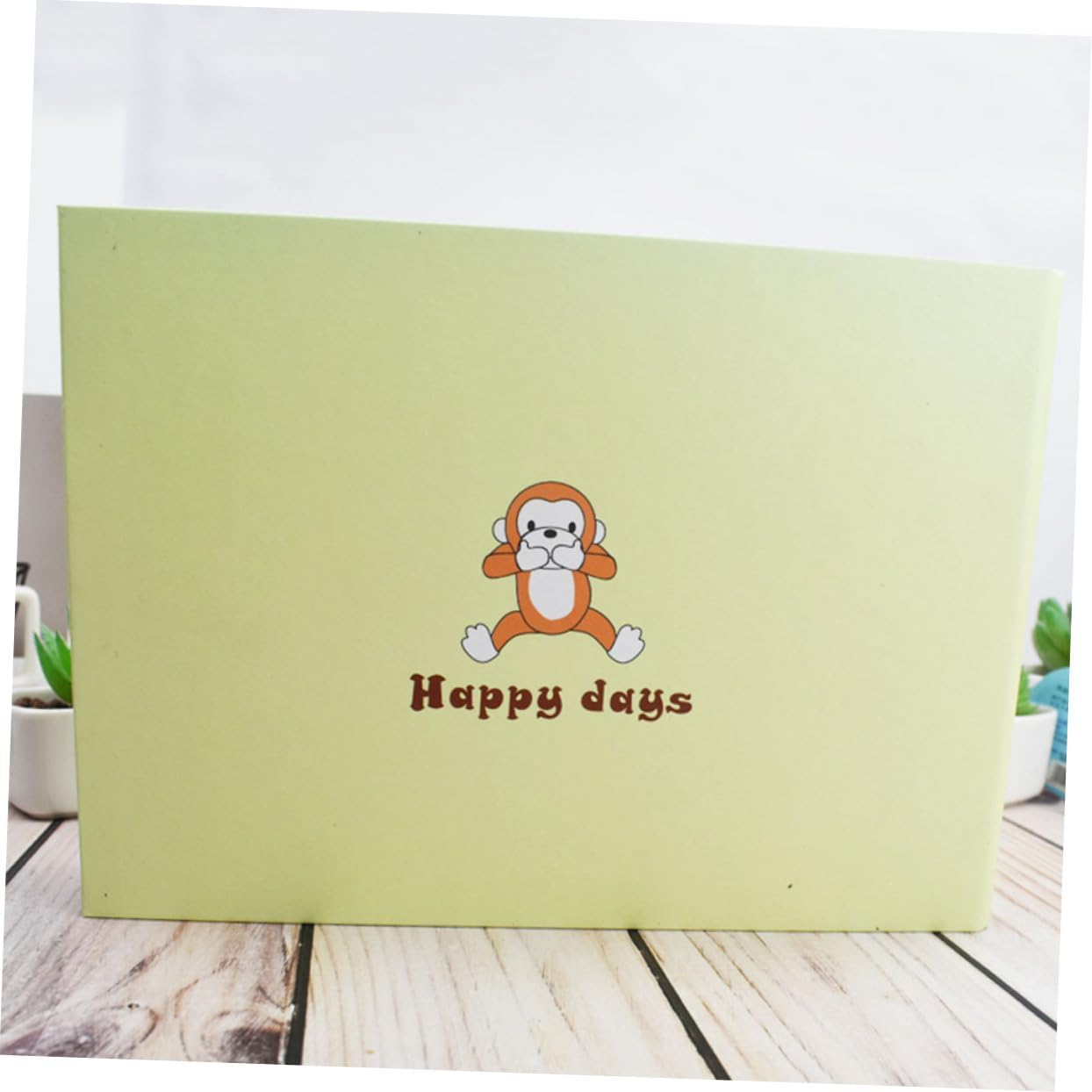 1Pc Elephant Pattern Album DIY Recording Life Book First Photo Album for Cute Photo Albums Picture Album Memory Book for Couples image number 5