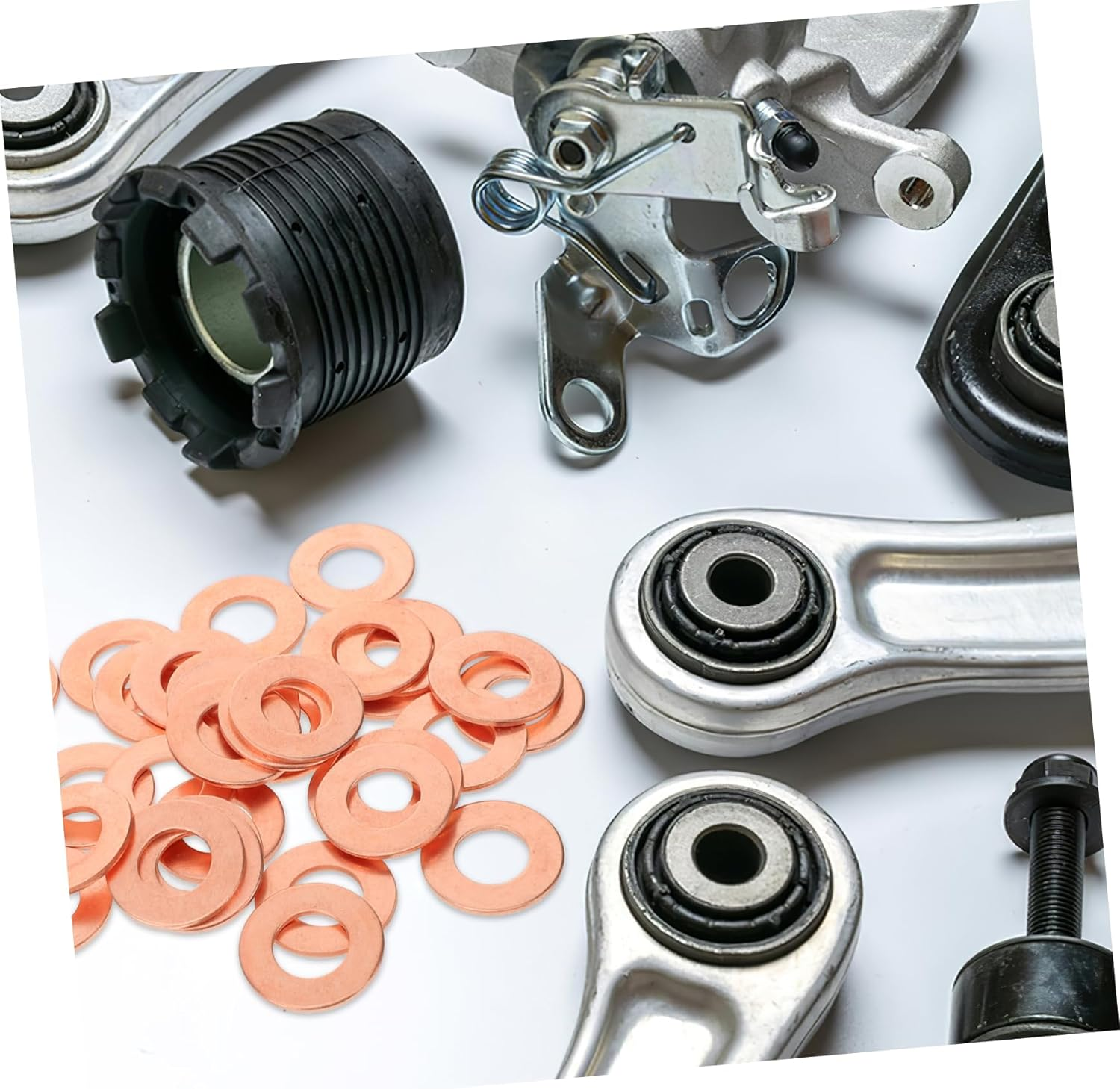 Dent Puller Rings 200Pcs Circular Spot Welder Washers for Auto Body Panel Repair Dent Pulling Tool Kit Suitable for Car and Equipment Welding image number 2