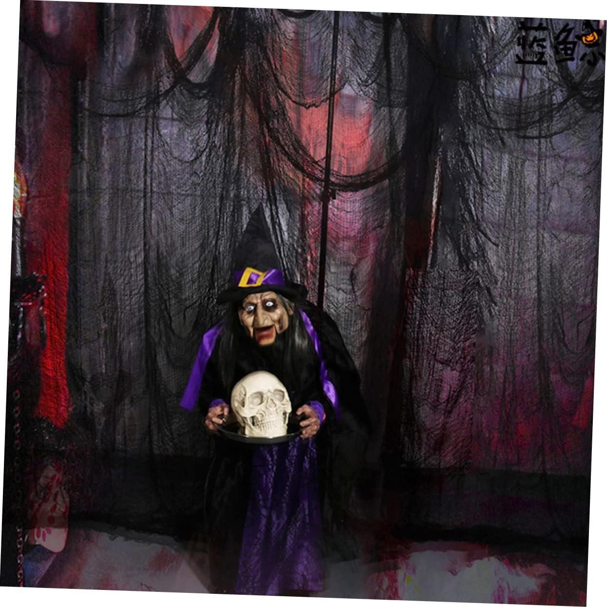 Halloween Spooky Gauze Decoration Creepy Cloth for Terror Atmosphere Layout for Photo Props and Halloween image number 4