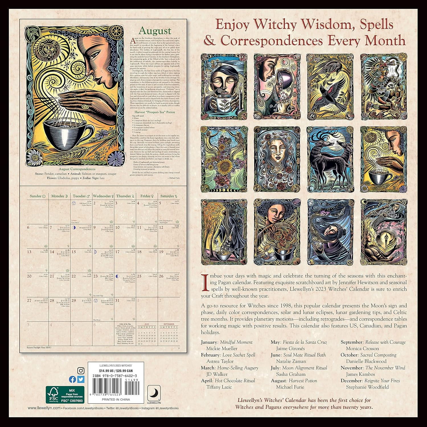 Llewellyn'S 2023 Witches' Calendar image number 2