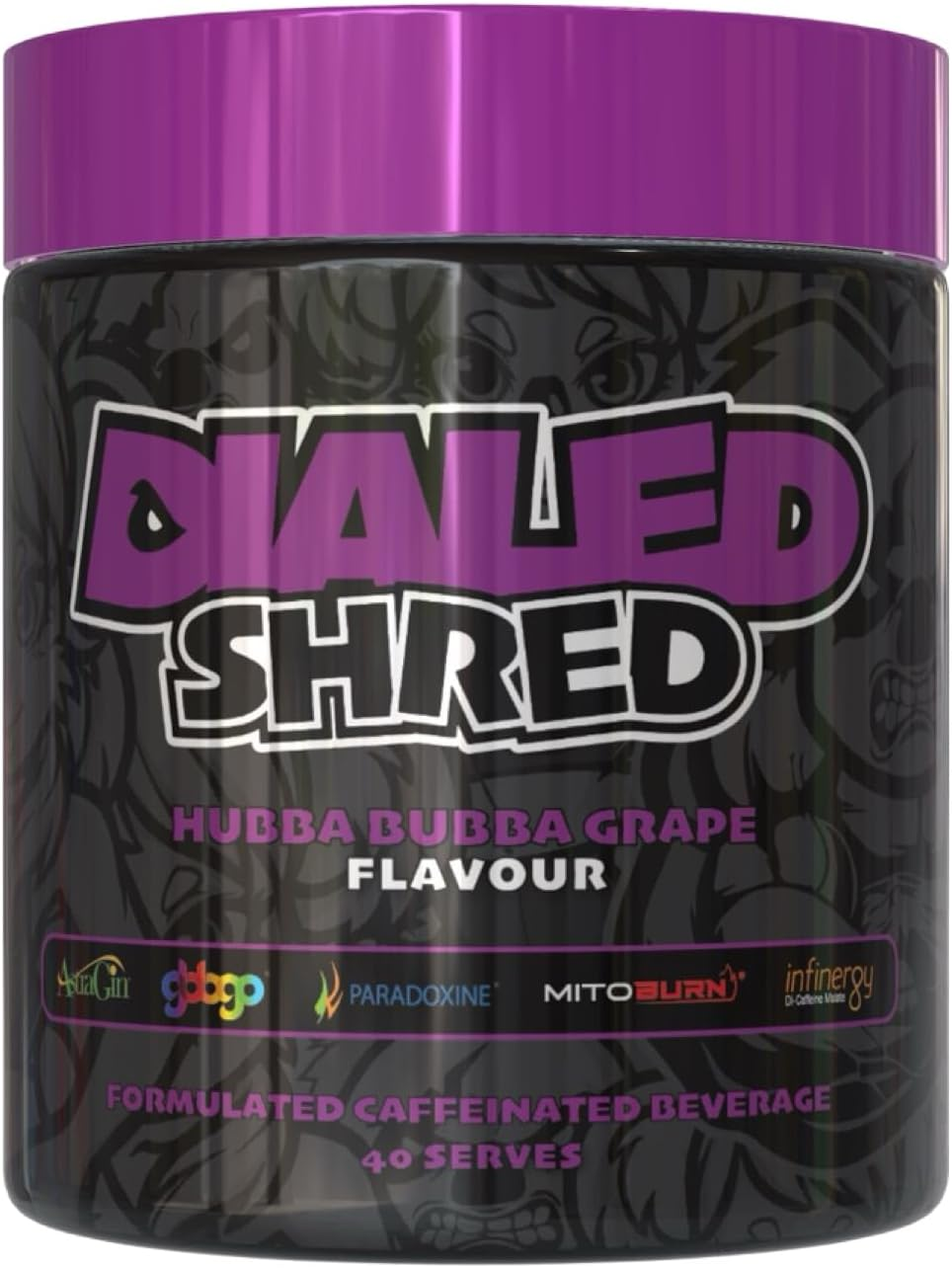 The X Athletics Dialed Shred, Creaming Soda Raspberry, 40 Serves