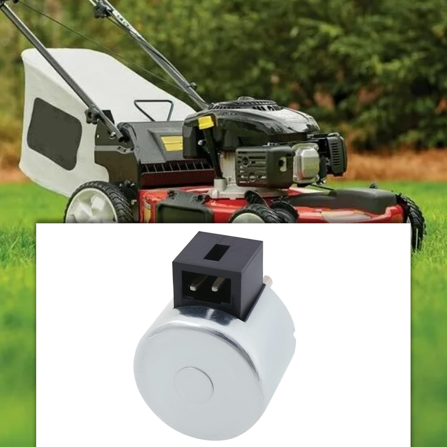 Create Idea 1Pc Carburetor Fuel Shut off Solenoid with Gasket 21188-7002 Compatible with Kawasaki Engine FR651V FR691V FS730V