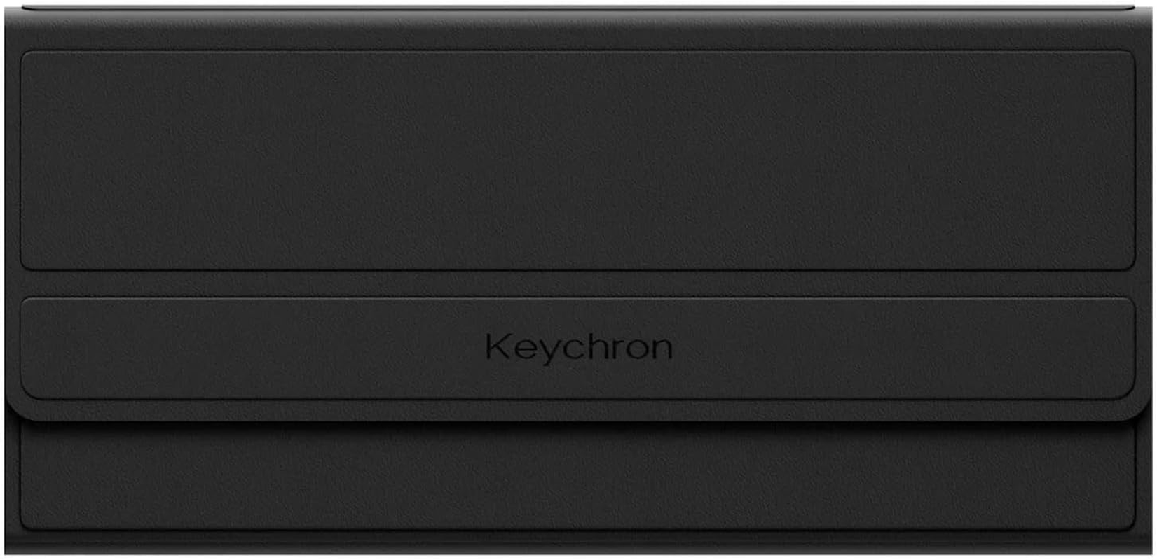 Keychron Keyboard Folio Case for Slim Keyboard, Travel Carrying Bag for Mechanical Keyboard, Compatible with K3/ K3 Pro / K3 Max (Black)