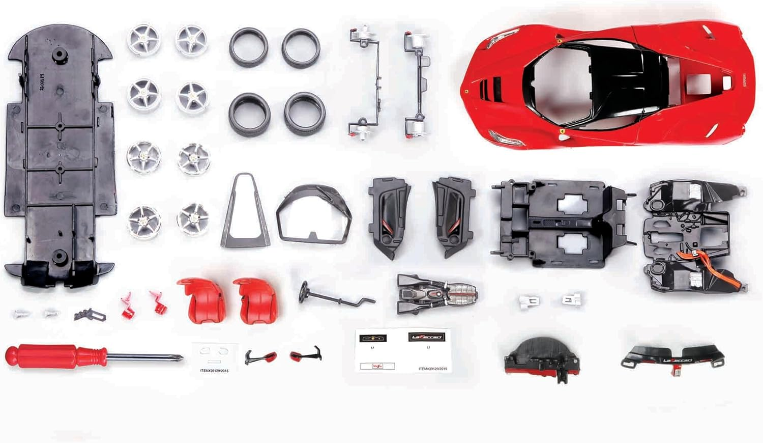 Maisto 1:24 Assembly Line Laferrari Diecast Vehicle image number 1