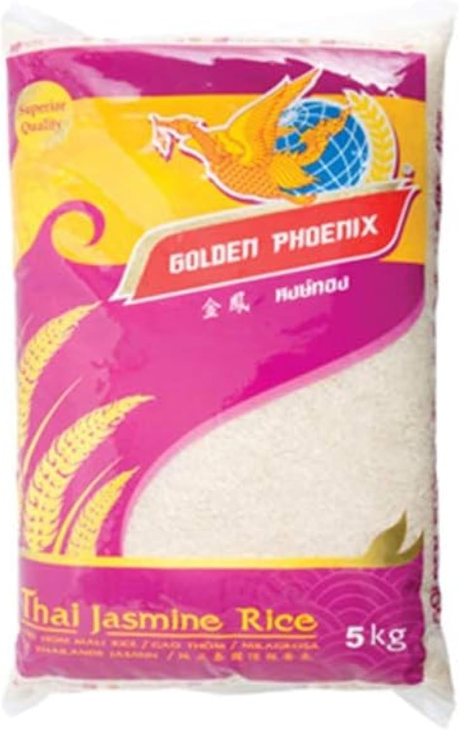 Golden Phoenix Jasmine Rice, 5 Kg image number 1