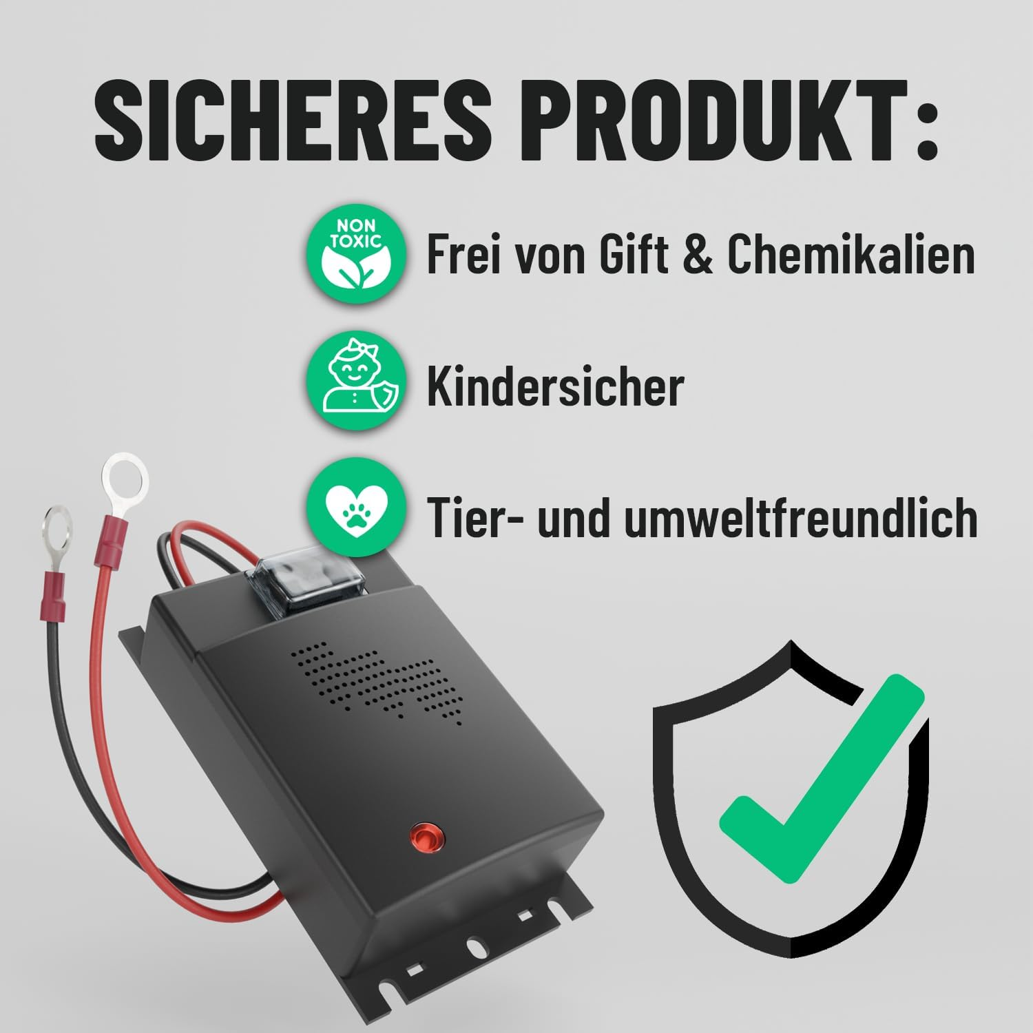 Greate. 3 X Marten Deterrent Car with 12 V Battery Connection &ndash; Marten Deterrent Car for Engine Compartment &ndash; Mader Repellent, Marten Protection for Car, Marten Repellent Car, Marten Ultrasound image number 2