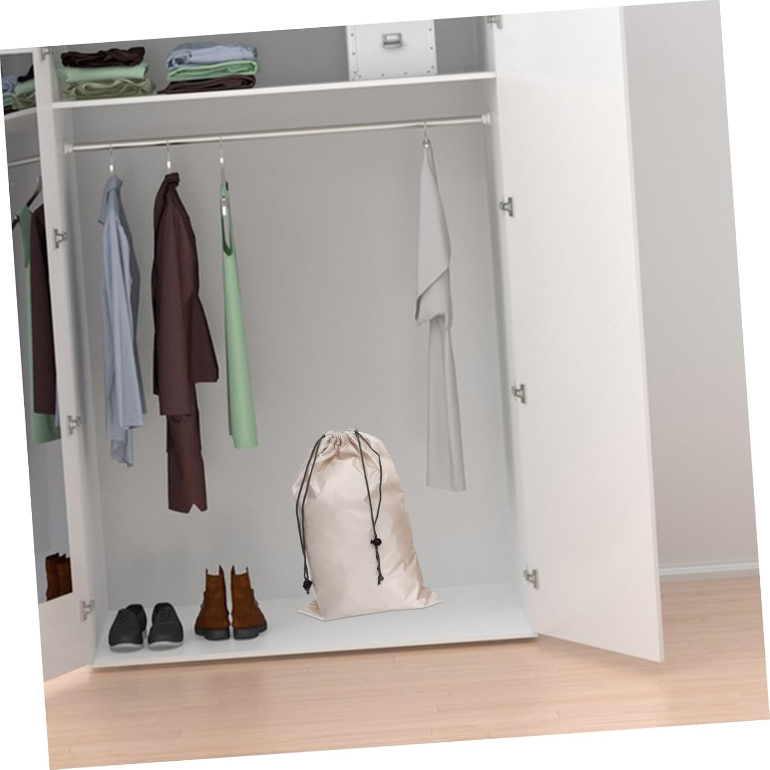 CLISPEED 6Pcs Compression Packing Cubes Travel Stylish Suitcase Organizers with Stain Resistant Design Multi Functional Bags for Clothes Toiletries for Travel image number 6