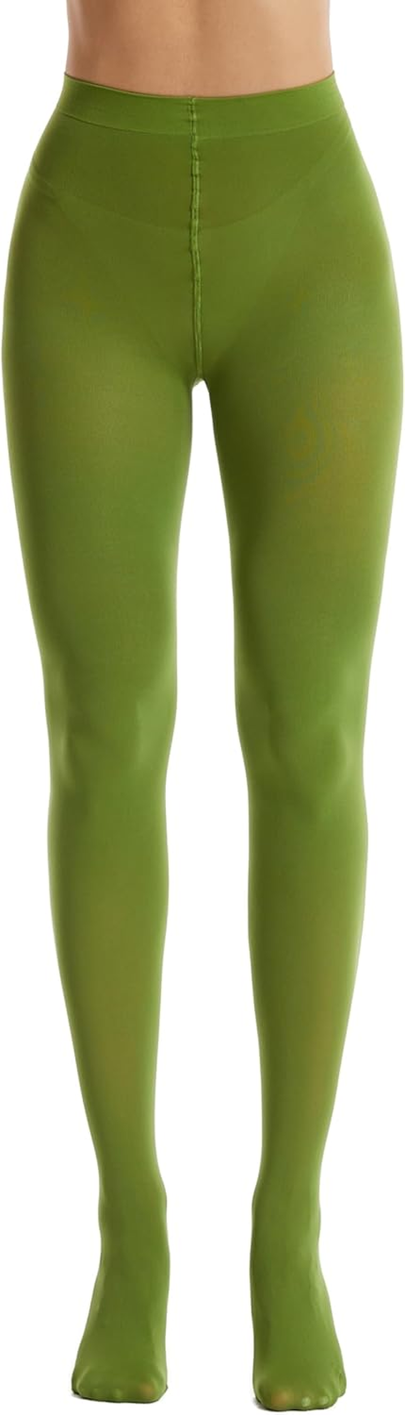 Frola Women'S 80 Denier Soft Semi Opaque Solid Color Footed Pantyhose Tights image number 1