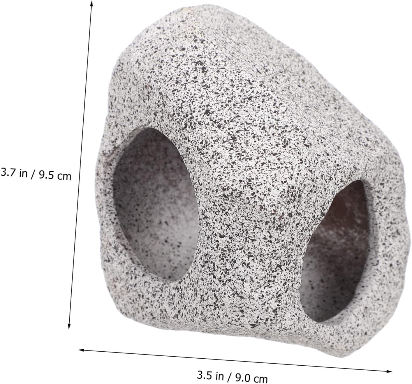 JOINPAYA Fish Tank Hide Cave for Shrimp Fish Decorative Aquarium Hiding Cave Lightweight Breeding Shelter Natural Rock Color for Aquatic Environments