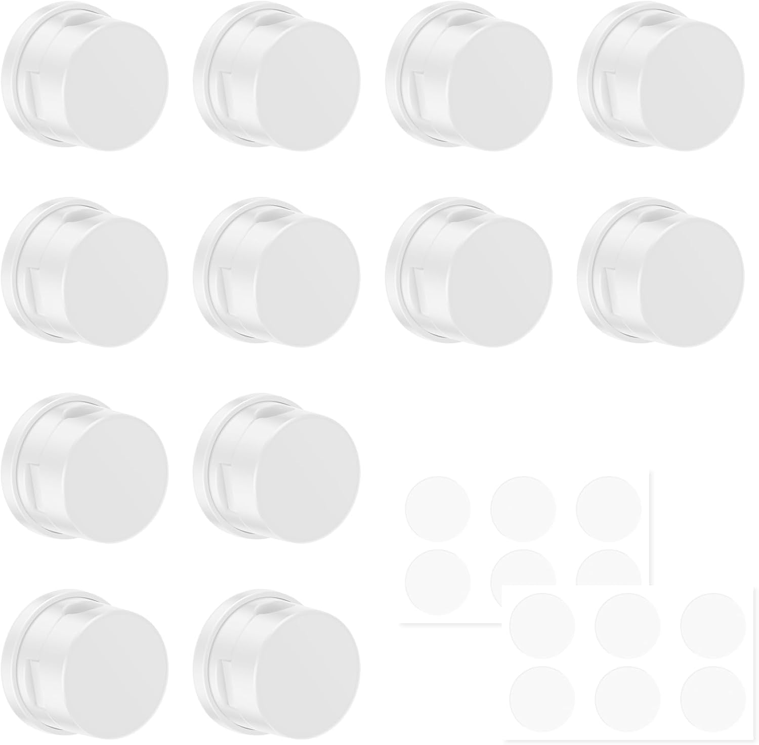 Rdjeokf 12Pack Cord Organizer, Adhesive Cord Organizer Wire Holder, Keeper USB Charger Holder, Desk Phone Charger Cord Management Holder, for Car, Office Home Desktop, Wall, Night Table image number 1